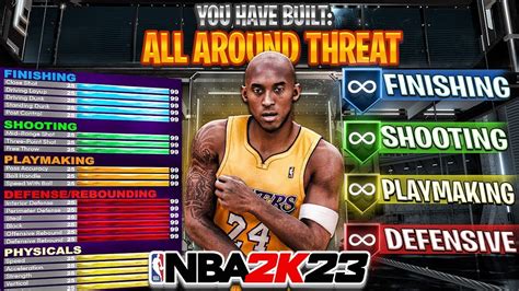 It has no weaknesses in it's game, can iso, green, contact dunks and has good physicals. . Kobe build 2k23 next gen